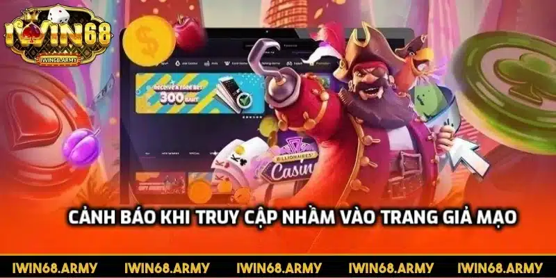 Cảnh báo khi người chơi truy cập nhầm vào trang giả mạo